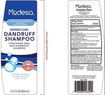 Image Of Shampoo (Modesa 2 In 1 Dandruff Shampoo Everyday Clean 13.5 Oz)